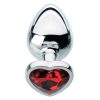 Adam & Eve Red Hearts Gem Anal Plug