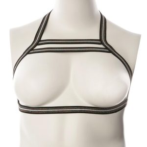 Gender Fluid Silver Lining Body Harness