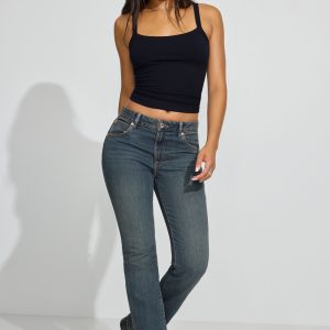 Mid Rise Bootcut Jeans