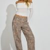 Camo Low Rise Baggy Pants
